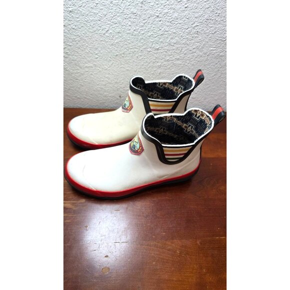 Pendleton Glacier National Park Waterproof Ankle Rain Boots Women Size 9 Rubber - Picture 4 of 8